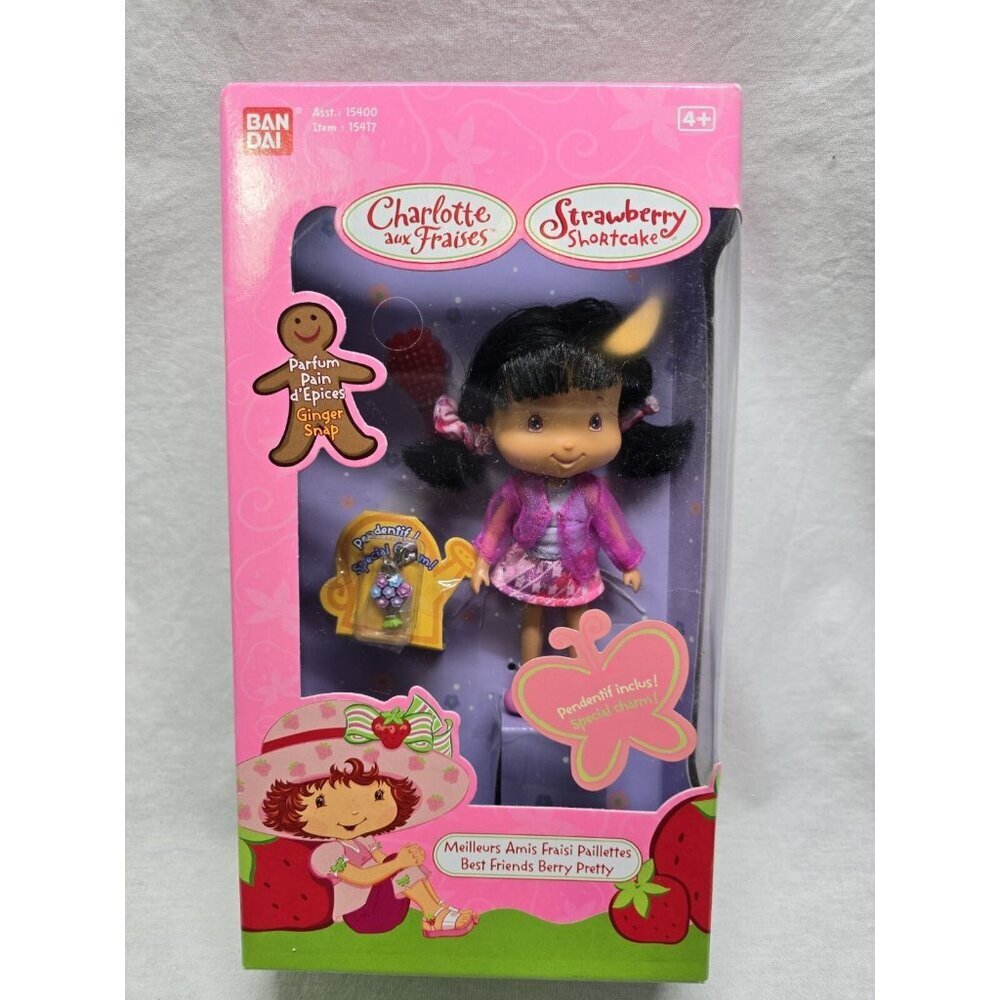 Vintage Strawberry Shortcake Best Friends Berry Pretty GingerSnap Bandai EUROPE